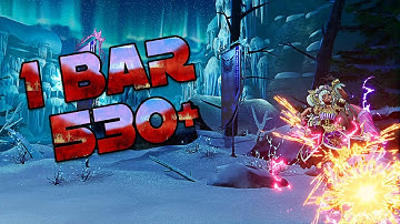 KOF XV: Sylvie - 1 Meter Corner Combo 530+ Damage!