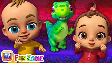 Chubby Cheeks | Baby Songs & Dinosaur Rhymes for Kids | ChuChu TV Funzone 3D Nursery Rhymes