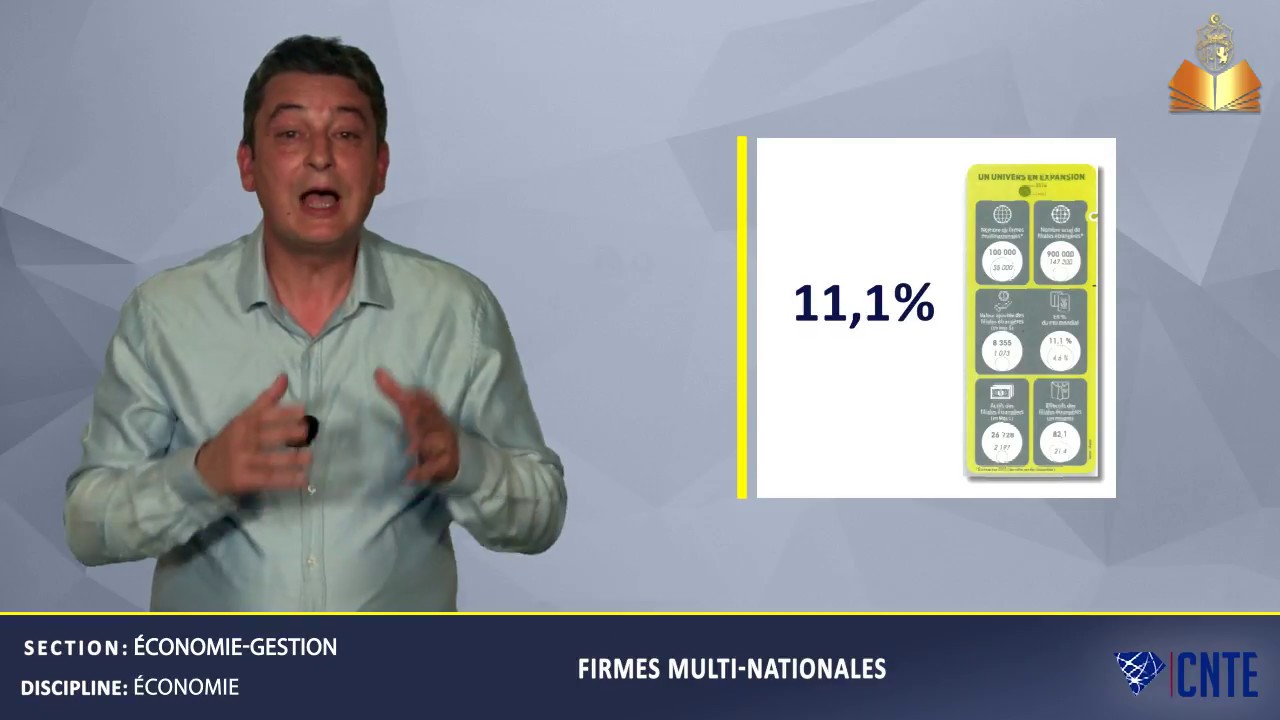 Section : Economie Gestion - Matière : Economie - Firme multinationale (FMN)