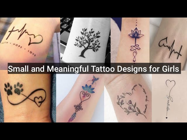 91 Small Meaningful Tattoos for Women Permanent and Temporary Tattoo  Designs | Tiny tattoos for women, Tiny tattoos for girls, Unique tattoos