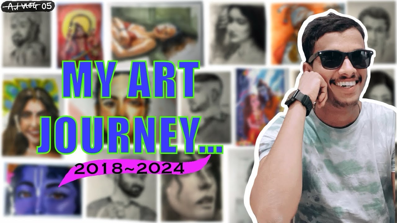 MY ART JOURNEY | 2018~2024 | Art_curves | Art vlog 05 - YouTube