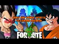 Goku and Prince Vegeta Play Fortnite
