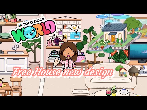 🌸Tocaboca World New Update Free House 🏠 🧺☘️#tocaboca #tocalifeworld #viral #tocalife