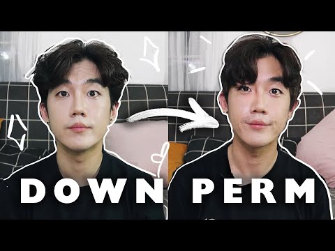 This common Asian men’s hair problem (And how to fix it) | Korean Down Perm