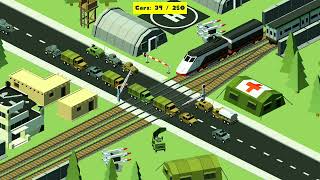 🚨 Railroad Crossing Chaos… Military Vehicles Trapped Between Two Trains! Watch Till the End 😱