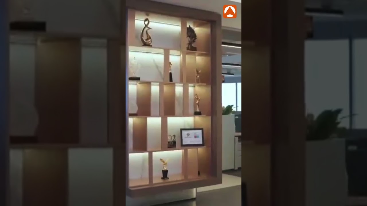 Proud to showcase our latest corporate project – Tesla Properties, Dubai✨ 