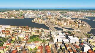 Realistic Stockholm Building in Cities Skylines (no commentary)