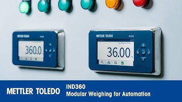 METTLER TOLEDO IND360 - Modular Weighing for Automation