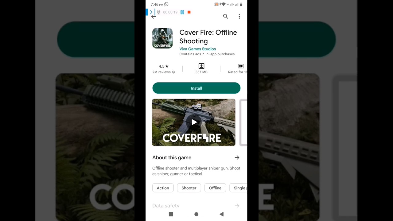 Cover fire offline shooting download to playstore app /HamzaGamer0.6subscriber my channel