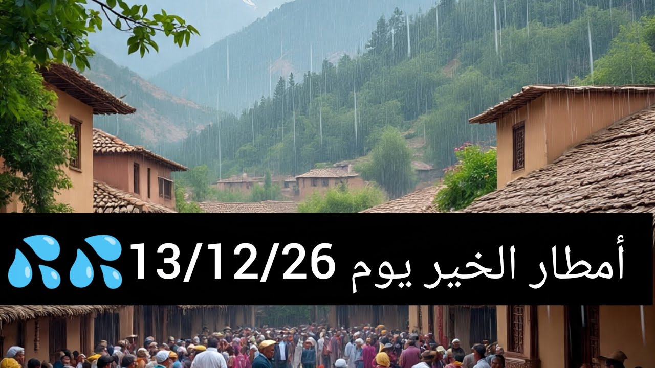 الفرق بين ملي كتجي شتاء فالقرية والمدينة الله يعطيها لينا على قد النفع 