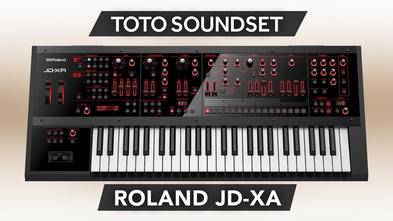 ROLAND JD-XA ♫ 16 Toto Sounds ▻ Toto Tribute Library - YouTube