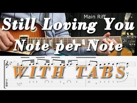 Still Loving You, Scorpions, Guitar Lesson, Tutorial, Complete, Tab, How To Play, Solo, Licks