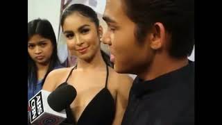 Julia Barretto Na Silipan Habang Ini-Interview.