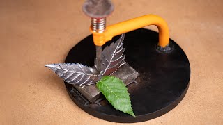 How to Make a Realistic Metal Leaf Ornament