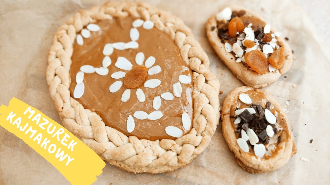 Mazurek kajmakowy - Szybki przepis na Wielkanoc - łatwe ciasto na ostatnią chwilę:)