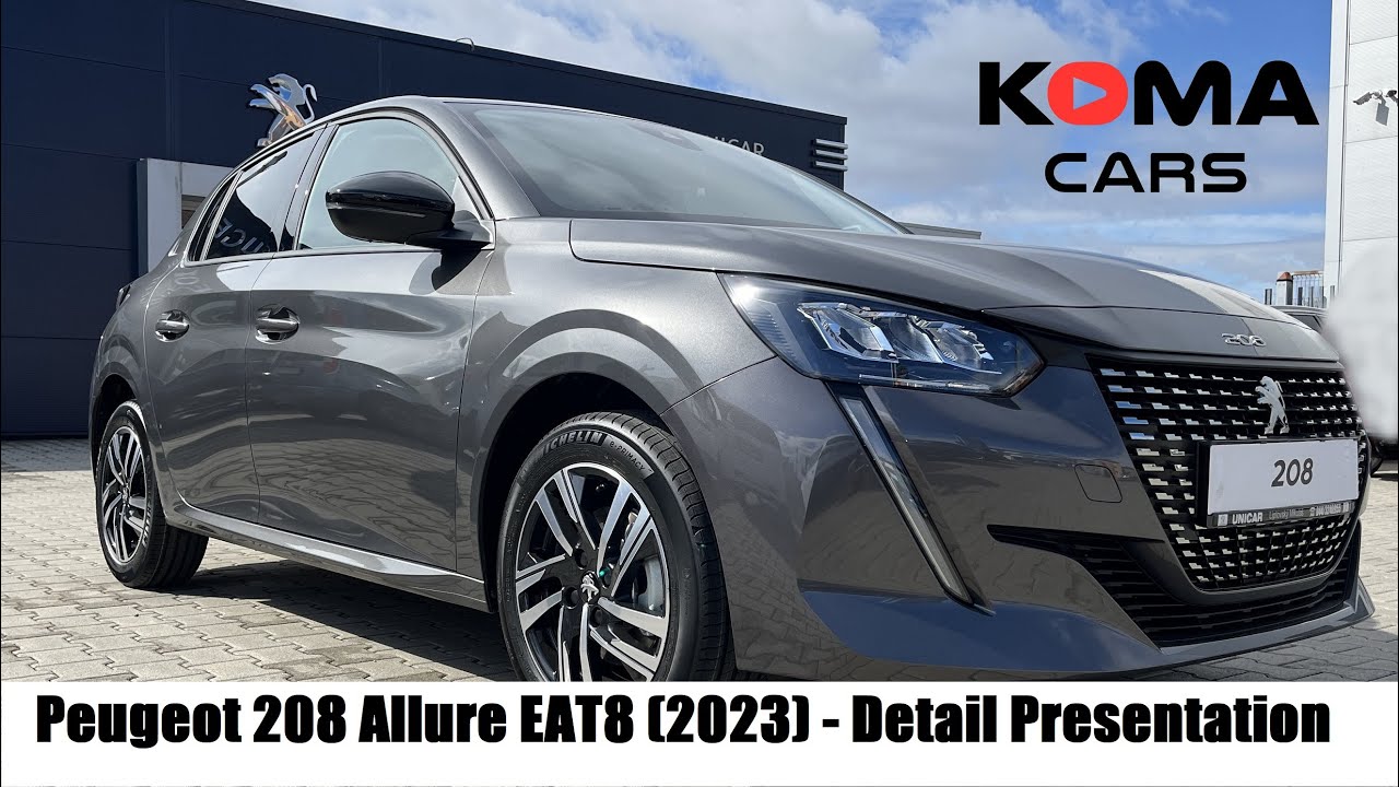 Peugeot 208 Allure (2023) - Detailed video manual, review (dimensions,  trunk, interior/exterior) 