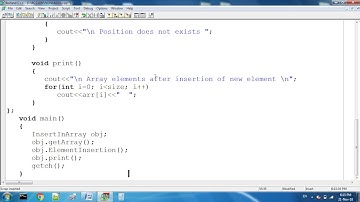 Inserting Element Into an Array By Class within C++