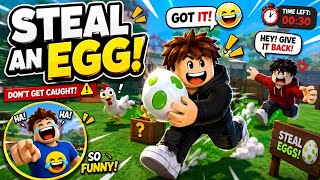 I STOLE AN EGG… AND HE CHASED ME! 😂🥚 | Steal an Egg