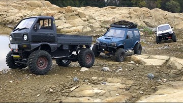 MST CMXアゲトラ[ 四駆] CMX オープンデフ[Open diff]  Jimny 川本ロック 2021.04.04