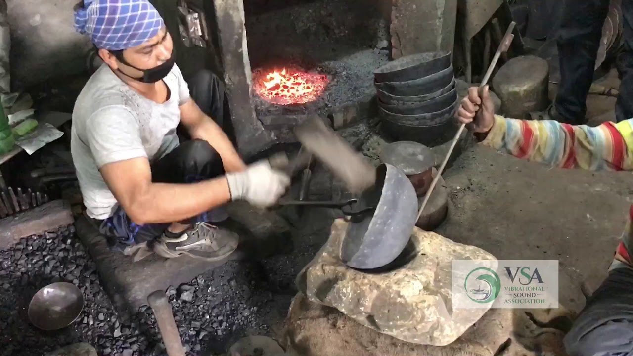 VSA Making Hand Hammered Singing Bowls