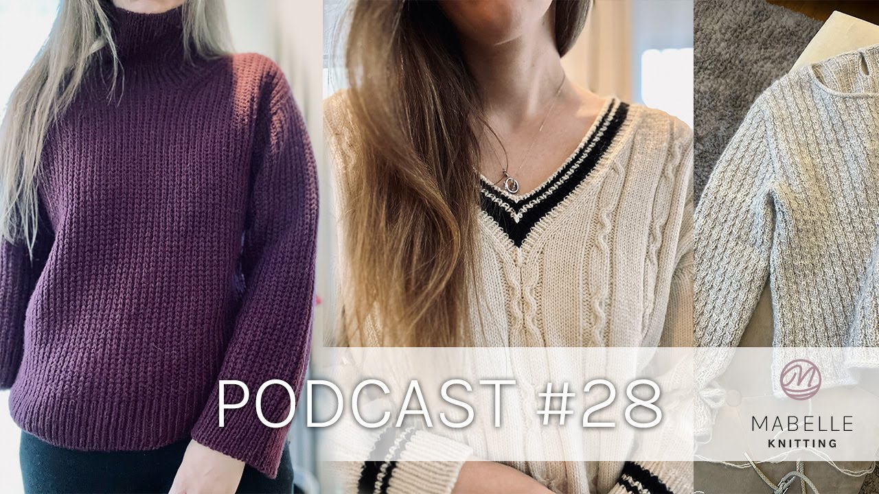 Strickpodcast #28 | Woolnest Sweater, Ninon Sweater, Selestine Blouse & mein Strickjournal