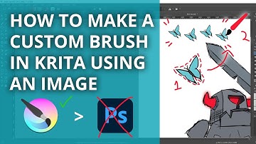 How to Make A Custom Brush in Krita Using An Image