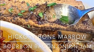 HICKORY SMOKED BEEF BONE MARROW AND BOURBON BACON VIDALIA ONION JAM | ALL AMERICAN COOKING #marrow