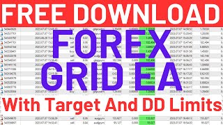 Forex Grid EA Free Download | Daily Target and DD Limits Control System | Forex Free EA Download