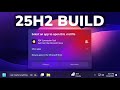 إصدار Windows 11 25H2 الجديد رقم 26220 7344 قائمة فتح باستخدام الجديدة وخيارات جديدة لمربع ح 