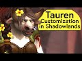 Tauren Customization Options in Shadowlands - Alpha Preview