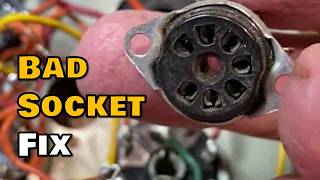 My Tube Tester Was Lying to Me… Bad Socket Fix (Knight 600 Repair)