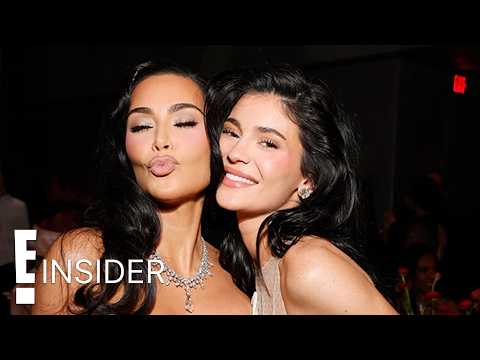 See Kim Kardashian Crash Kylie Jenner’s SKIMS Photoshoot | E! Insider