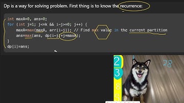 Python C++ dp動態規劃解Leetcode 1043  Partition Array for Maximum Sum