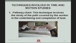 Time and Motion Study In Housekeeping Department