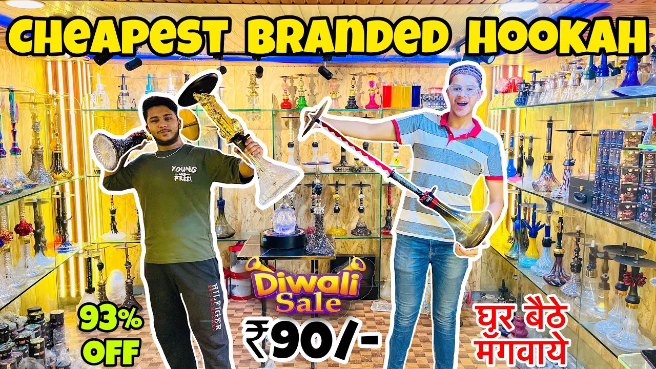 सबसे सस्ते रैट में पाओ BRANDED RUSSIAN HOOKAH || Cheapest hookah market in Delhi || Hookah market ￼