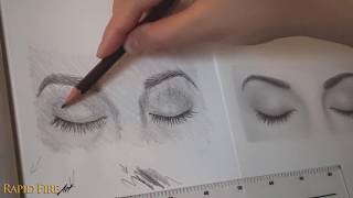 How To Draw Closed Eyes - Beginner Friendly