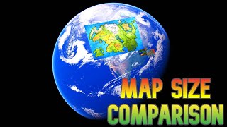 Video Game Map Size Comparison On The Real World 