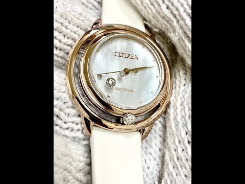 CITIZEN エル EW5522-03D レディース 時計 ホワイト シチズン エル〉ARCLY Collection｜EW5522-03D | 宝飾時計専門店
