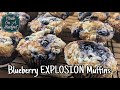 Blueberry EXPLOSION! the BEST Muffins you will ever have!