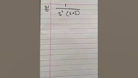 Methmatical method chapter 11 exercise 11.2 questions 21 to 25 by convolution method