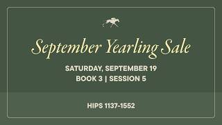 Details Keeneland September Yearling Sale Livestream Update