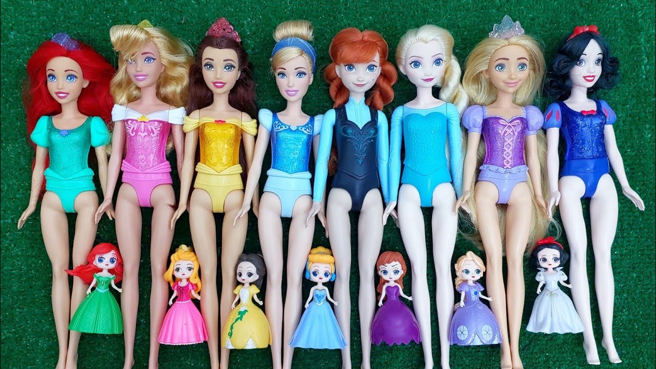 Cute Miniatures Disney Princess Frozen ELSA & Annall! elsa satisfying unboxing