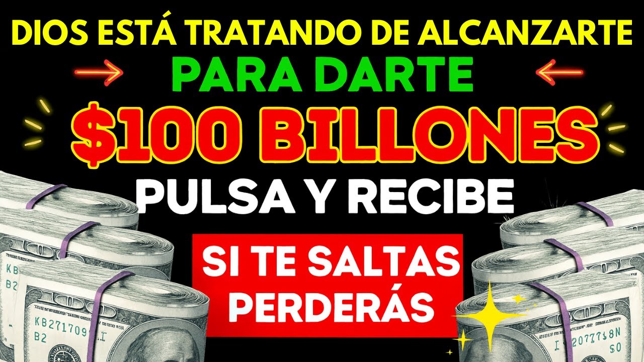 DIOS DICE: RECIBIRÁS UN GRAN MILAGRO DE DINERO DESPUÉS DE ESTA ORACIÓN PROFÉTICA