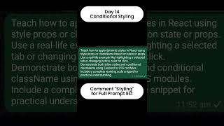 React Conditional Styling Explained with Real Example | useState + className | Ahmedabad Coding