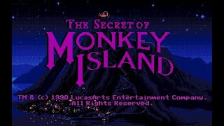 Atari 1040 STE + MIDI + The Secret of Monkey Island (SCUMM version)