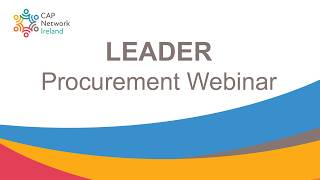 Leader Procurement Webinar - CAP Network Ireland