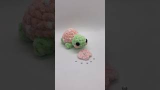 Strawberry turtle! #crochet #shorts News