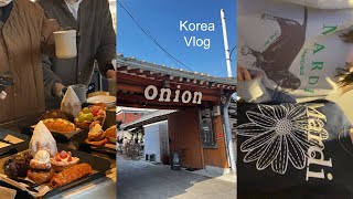 【韓国vlog part.2】韓国のおすすめセレクトショップ巡り🇰🇷| onion cafe ☕️| ofr Seoul | 韓国雑貨屋📝