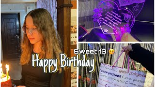 ВЛОГ НА ДР sweet 13  my Happy Birthday / nastywx