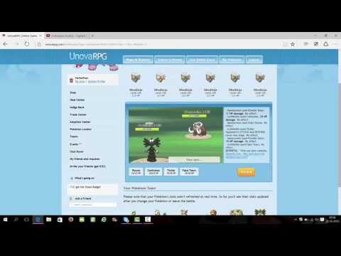 Unova Rpg CHEAT XP AND MONEY